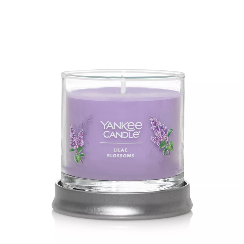 Signature Lilac Blossoms Scented Tumbler Candle, Small