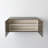 Abstract Block Cabinet-Right-Silver