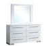 Commode 6 tiroirs avec miroir Caidah