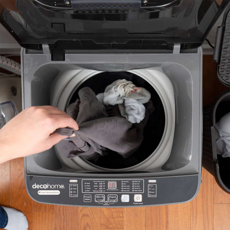 Deco Home Portable Washing Machine for Apartments, Dorm, - Deco Gear   Portable washing machine, Small washing machine, Mini washing machine