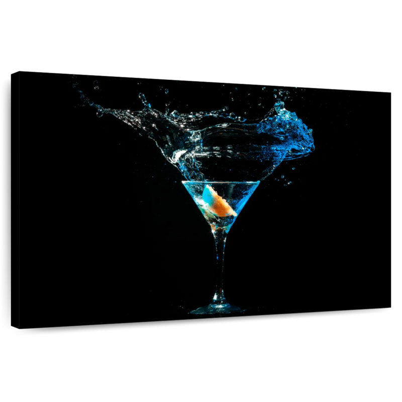 Déversement de cocktail coloré Yarlin, H 32 po x l 48 po