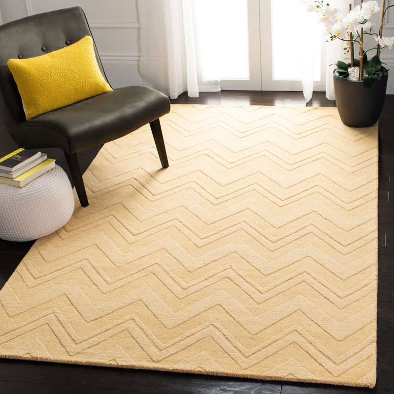 Scanlan Hand Loomed Wool Chevron Rug, Rectangle 7'6" x 9'6"