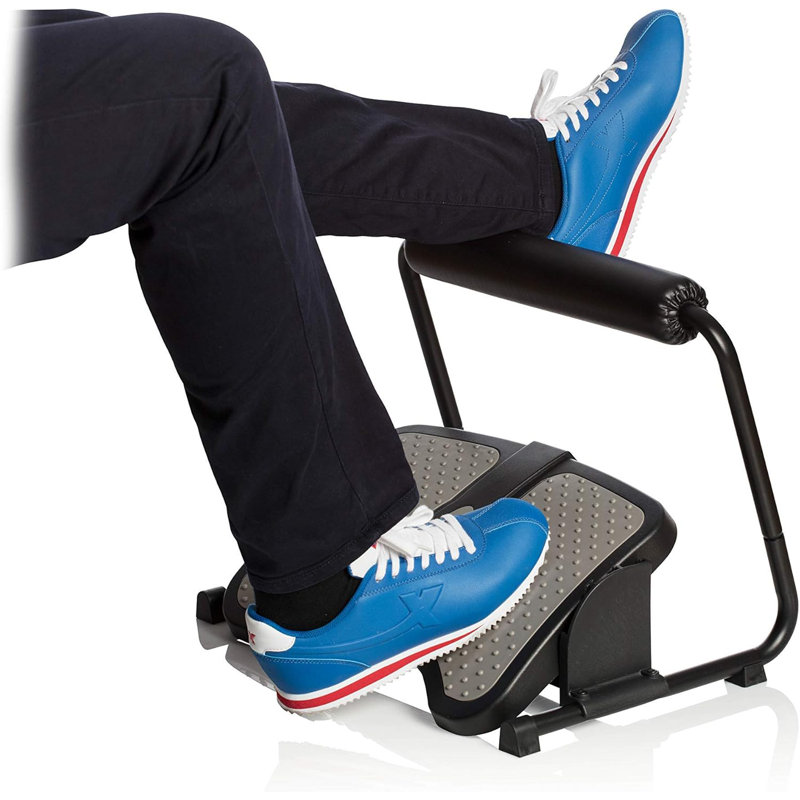 Repose-pieds ergonomique à hauteur réglable sous le bureau pour travailler assis et debout