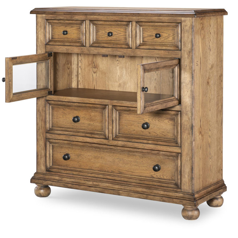 Commode en verre Country Market, Brun