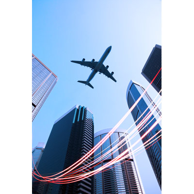 Avion volant - photographie sur toile tendue