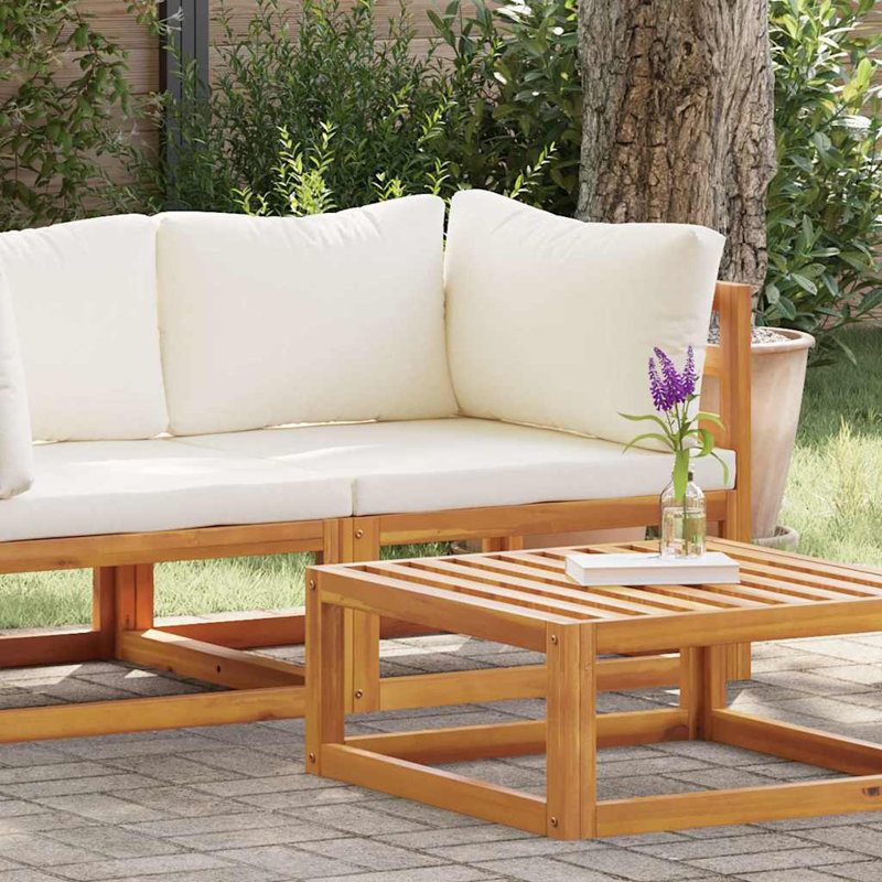 Gallardo Patio Chair with Cushions, Cream