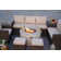 Small Firepit With 1403B Wicker 8 - Person Patio Conversation Sets with Cushions