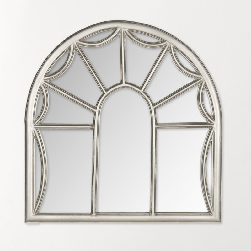 Whitford Flat Wall Mirror, Pewter