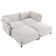 Oversized Sectional Sofa 4 Seater  Sleeper  Deep Seat Modular Sectional Sofa Couches Armrest Backrest With Storage Ottoman Chenille