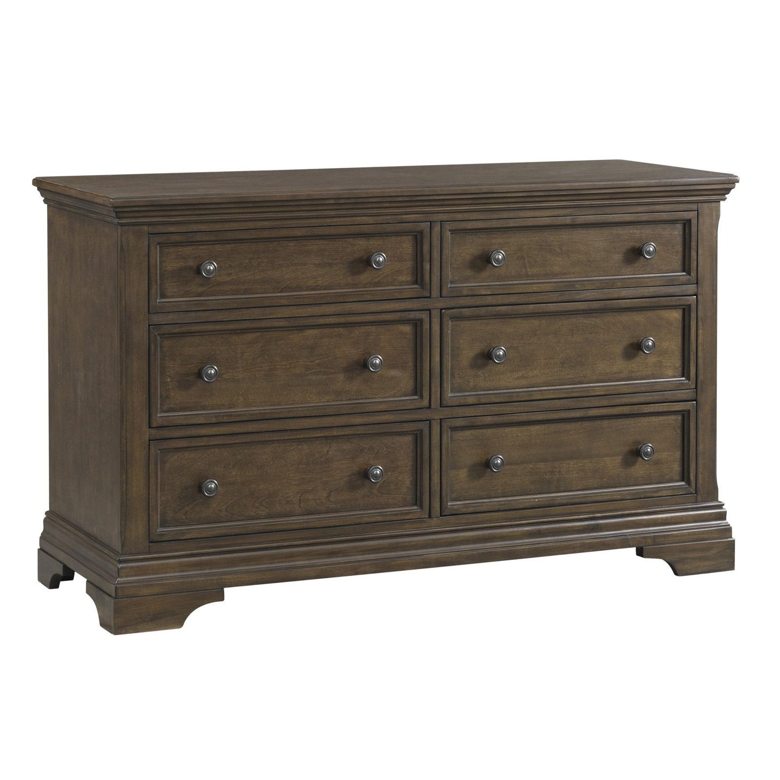 Shayla Kids 6 - Drawer Dresser, Rosewood