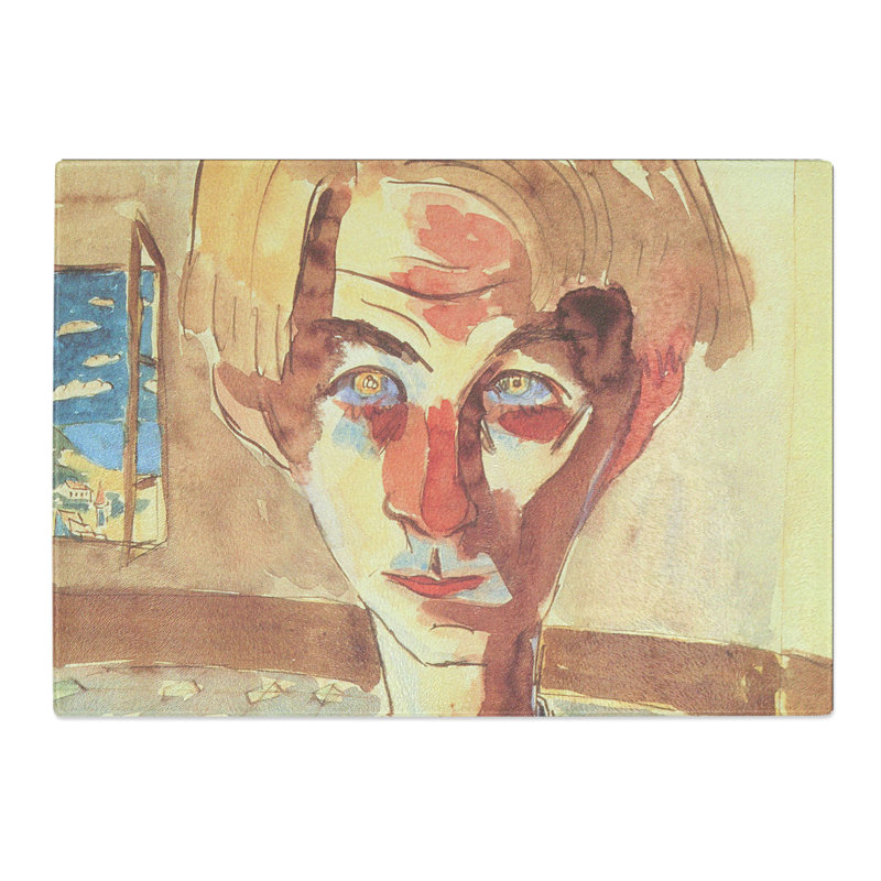 Self-Portrait Vol.1 by Walter Gramatte Chopping Board, 0.4cm H x 28.5cm W x 39cm L