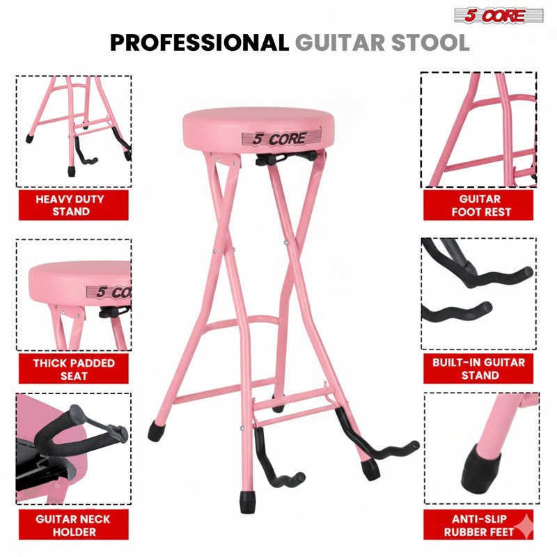  Chaise rembourrée 3,15 po, Pink