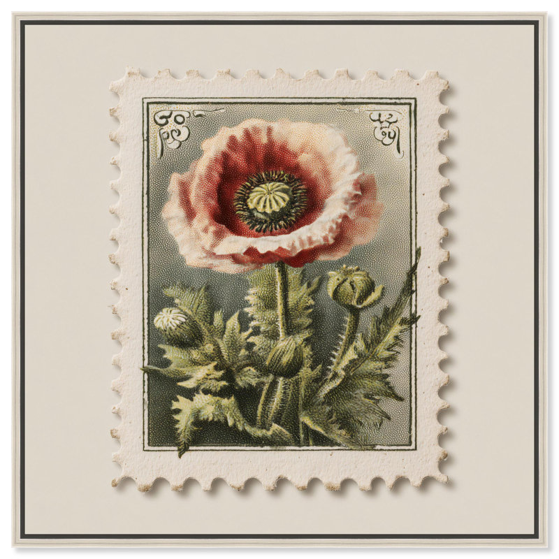 Impression postale sur toile «Bloom» par Art Remedy, H 13 po x l 13 po, Cadre argenté