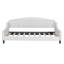 Lit de jour capitonné moderne de luxe, simple, beige-189156786