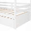 Lit simple en bois avec lit gigogne simple