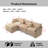 105" Modular Sectional Couch-118647535