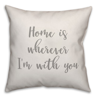  Coussin "Home is Partout"