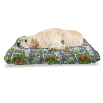 Multicolore, lit pour chien Ambesonne City