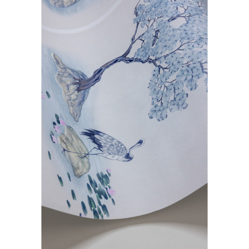 Tile Toile Metallic, Blue