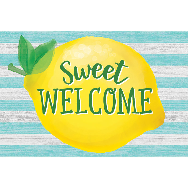 Zeste de citron, cartes de bienvenue