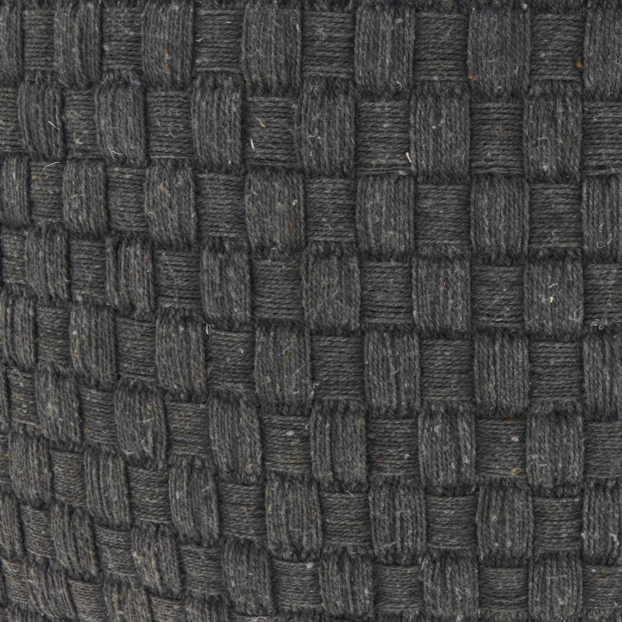 Textured Waffle Weave Pillow Cover, Gray, Polyester
