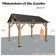 Classic Solid Wood Storage Gazebo