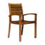 Sièges d'extérieur en bois, chaises confortables avec finition, option luxueuse-779260223