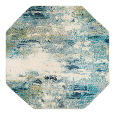 Keimar Washable Abstract Indoor Rug