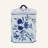 Armenda Decorative Jar Stoneware Ceramic Floral Chinoiserie Pattern 8" Tall Blue and White Finish Home Office Decor