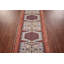 Tapis de couloir oriental bleu clair à motif géométrique traditionnel 3 x 10