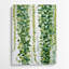 Aquarelle botanique 77, art mural en métal vert-1624431034