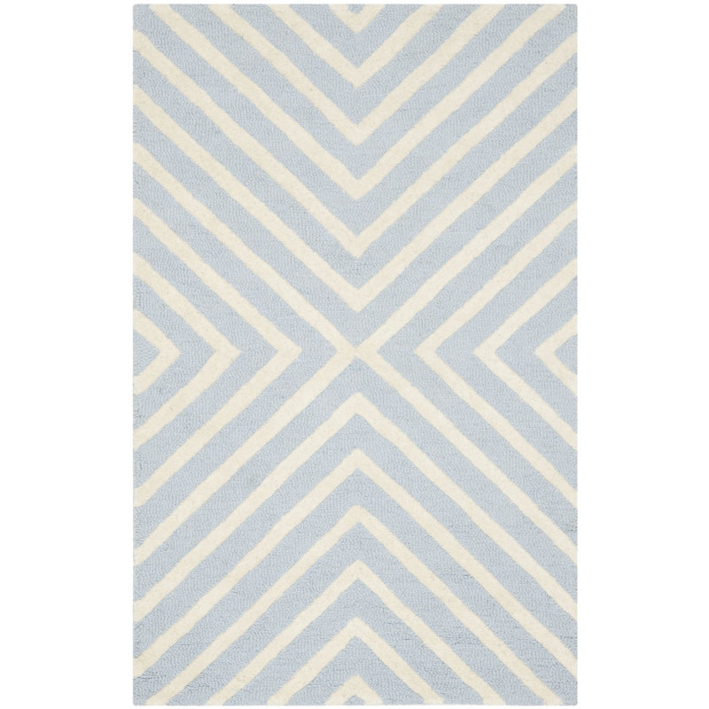 Sivad Tufted Wool Performance Chevron Rug, Rectangle 3' x 5'
