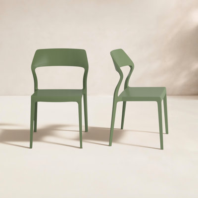 Farrah Stacking Patio Dining Side Chair