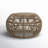Felipe Rattan Drum Coffee Table