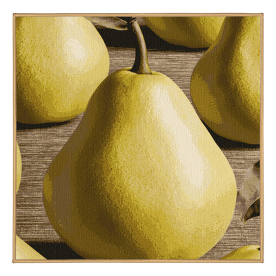 Washable Pear Bosc Fruits Area Rug