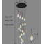 Lustre à intensité variable 16 lumières