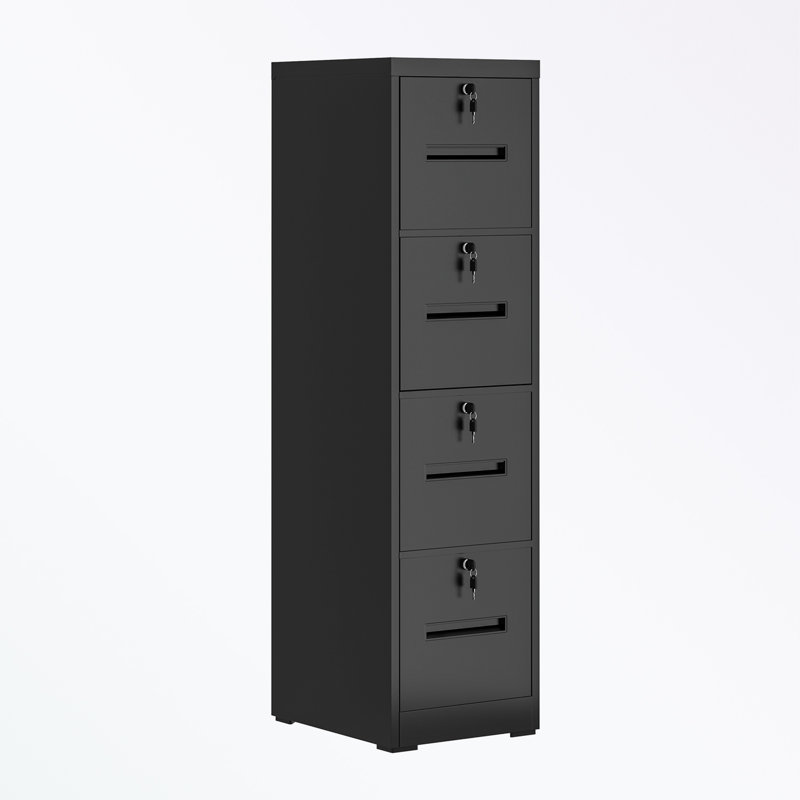 File Cabinet with 4 Drawers and Lock