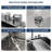 33" L x 22" W Drop In Workstation Kitchen Sink Topmount Waterfall Large Sink 16 Gauge Stainless Steel Single Bowl Sink-131240250
