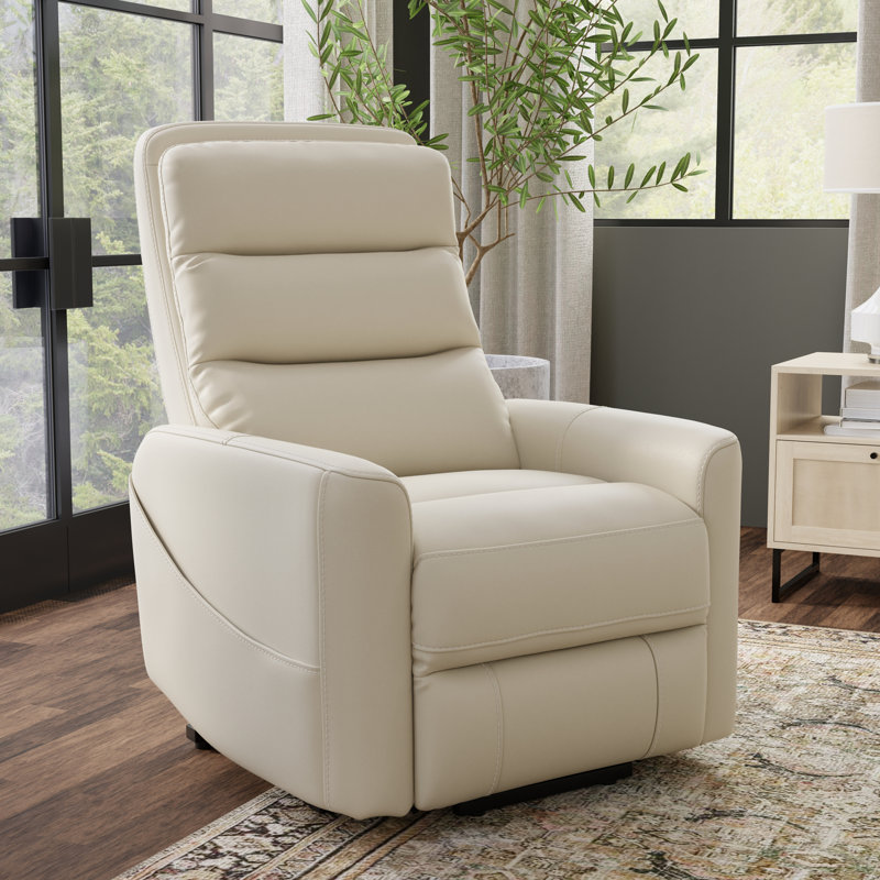Fauteuil relevable en similicuir Bentley, Beige