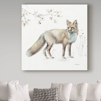 " Woodland Walk XI Fox " by Lisa Audit