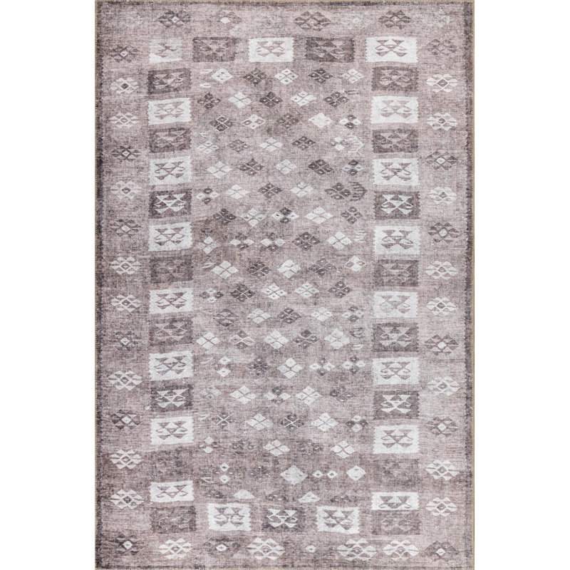 Tapis en chenille lavable Jax Antique Vintage, Rectangle 3 pi 10 po x 5 pi 3 po