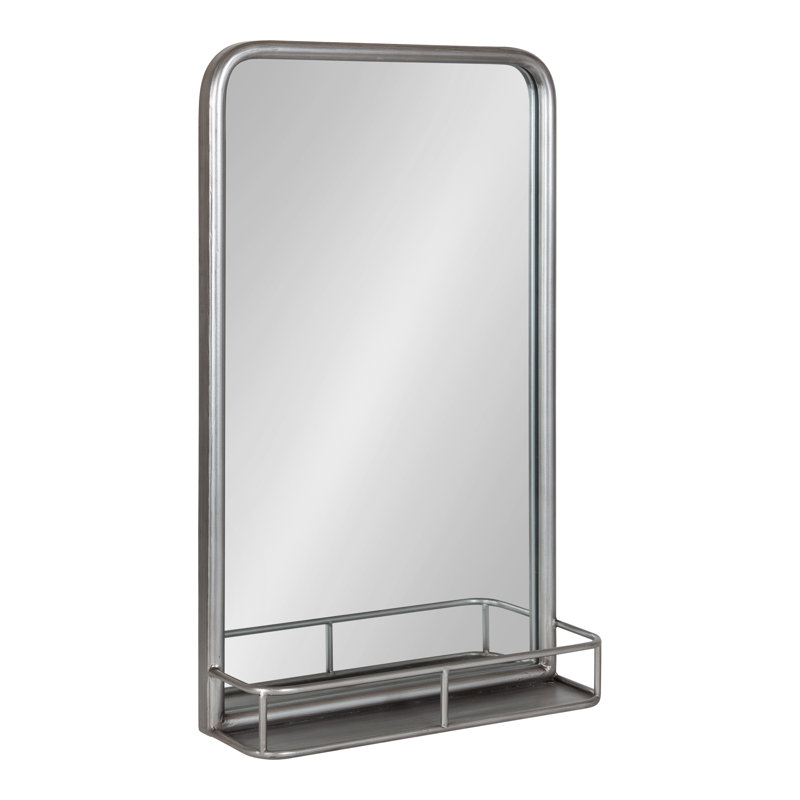 Miroir de salle de bain mural Koda, Argent