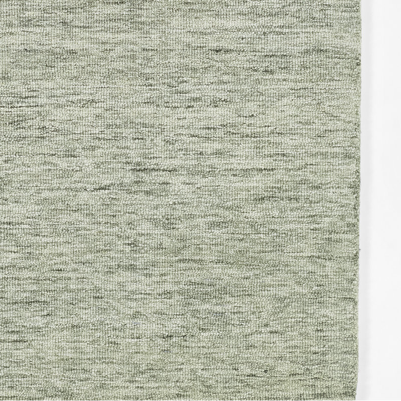Tapis en laine touffeté à la main Isiah, Tapis de couloir 2 pi 3 po x 8 pi