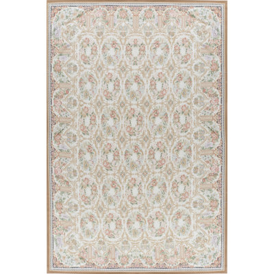 Aubusson Renaissance Flatweave Wool Oriental Area Rug