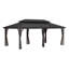 20 pi L 12 pi. D Pavillon de jardin en aluminium