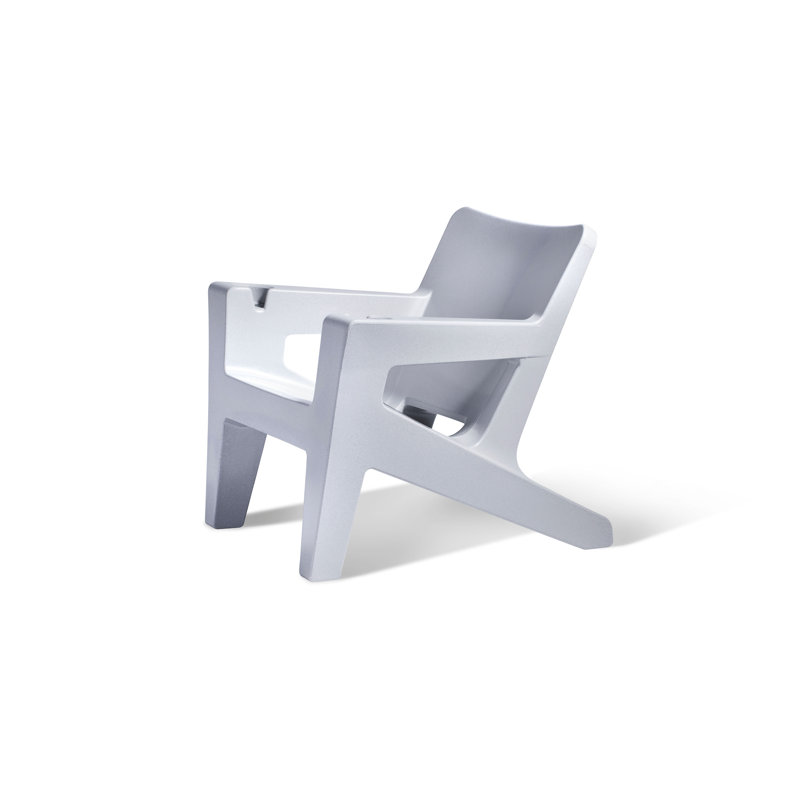 Bask Outdoor Lounge Chair, Concrete Gray