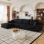 Canapé d'angle Cloud de 343 cm avec méridienne en L, canapé modulable moderne avec assise profonde-1555024905-1555024906-1555024918
