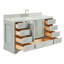 Ensemble de meuble-lavabo simple 61 po Abshire-93359232