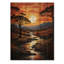 Ridgeview Savannah African Ridgeview sur bois, impression Ridgeview-1797165392