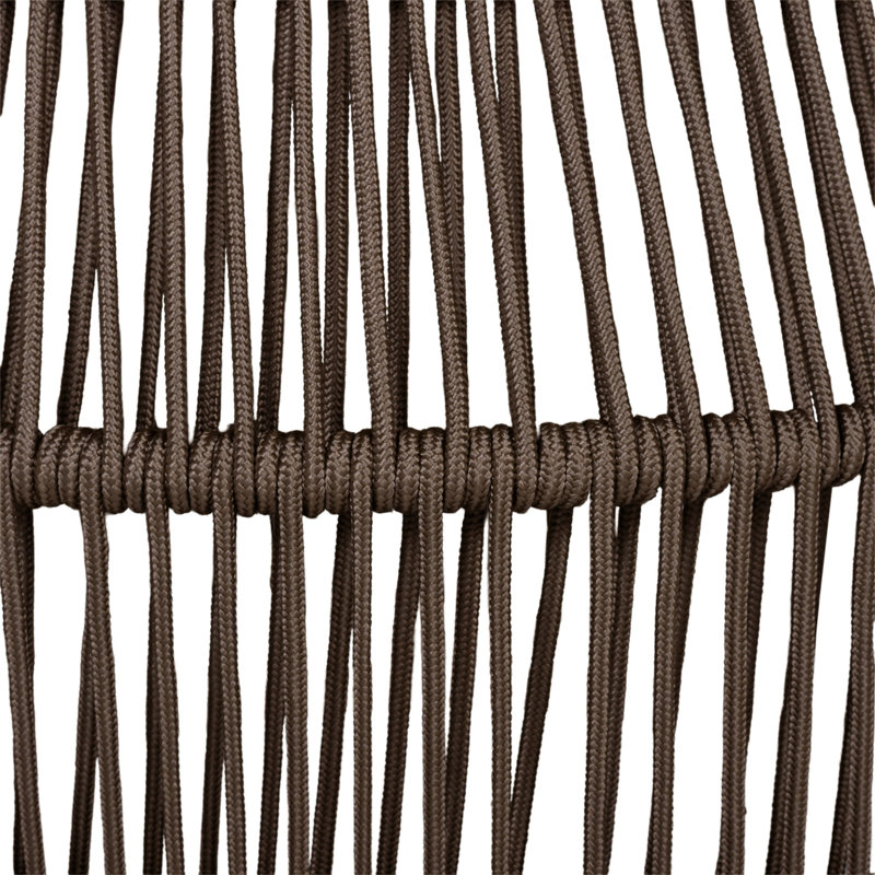 Table d'appoint extérieur, Marron foncé